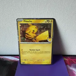 Pikachu 51/162 Stamped 2026 Pokemon Day 30th Anniversary Promo W/ SWIRL🌀 - Image 1