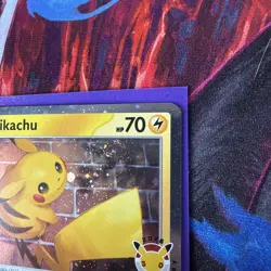 Pikachu 51/162 Stamped 2026 Pokemon Day 30th Anniversary Promo W/ SWIRL🌀 - Image 4