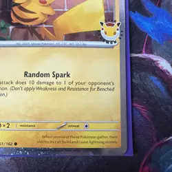 Pikachu 51/162 Stamped 2026 Pokemon Day 30th Anniversary Promo W/ SWIRL🌀 - Image 5