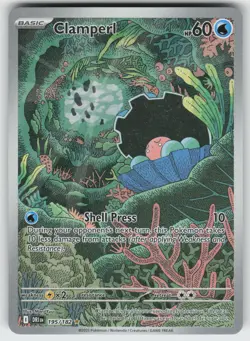 Clamperl Illustration Rare SV10: Destined Rivals 195/182 Pokemon - Image 1