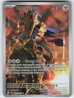 Zamazenta Illustration Rare SV10: Destined Rivals 201/182 Pokemon - Image 1