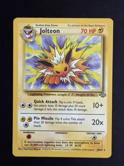 Pokemon TCG Flareon 19/64, Jolteon 20/64, Vaporeon 28/64 Jungle Unlimited Trio - Image 5