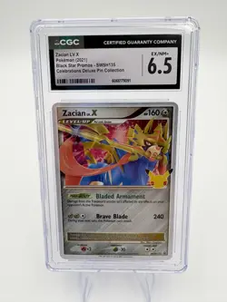 Pokemon 2021 Zacian LV. X SWSH135 Sword & Shield Promo Card CGC 6.5 - Image 1