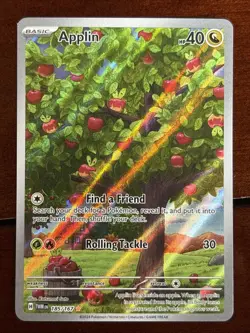 Pokemon Twilight Masquerade Applin 185/167 Illustration Rare - Image 1