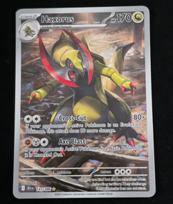 Pokemon 2025 Haxorus 147/086 Illustration Rare Black Bolt Holo - Image 1