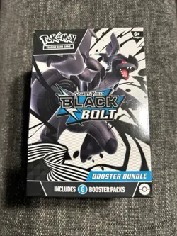 Pokemon TCG: Black Bolt Scarlet & Violet Booster Bundle * Factory Sealed - Image 1