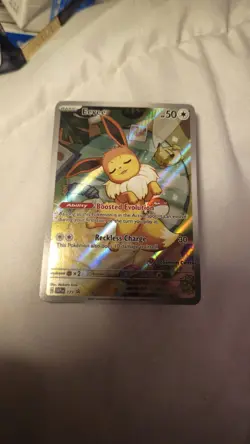 POKEMON TCG EEVEE SVP 173 BLACK STAR PROMO FULL ART NEAR MINT - Image 1