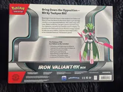 Pokemon TCG Roaring Moon ex Box/Iron Valiant ex Box Sealed - Image 4