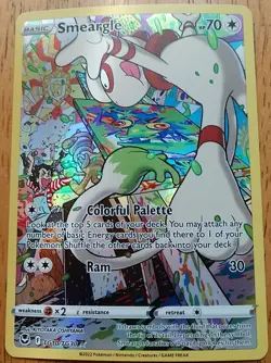 Pokemon TCG Smeargle SWSH12: Silver Tempest Trainer Gallery TG10/TG30 Holo Ultra - Image 1