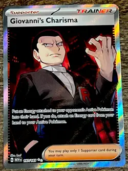 Giovanni's Charisma 197/165 Scarlet & Violet 151 - NM- MINT 💎- Pokemon TGC - Image 1