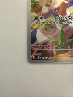 Pokemon TCG Bulbasaur Stellar Crown Illustration - Image 3