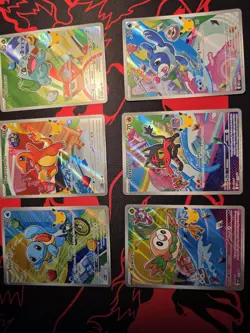 Pokemon TCG First Partner Illustration Collection Series 1 Kanto GEN 1 Set - Image 1