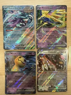 Pokemon TCG SVP Promo Lot of 4 Scarlet & Violet Black Star Xerneas, Mimikyu More - Image 1