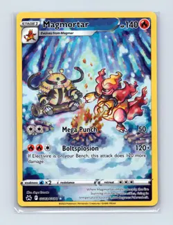 Magmortar GG03/GG70 Holo Crown Zenith Galarian Gallery Pokemon NM - Image 1
