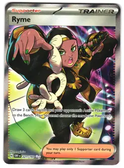 Ryme - 221/197 SV03: Obsidian Flames NM Pokemon TCG - Image 1