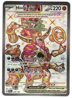 Hoopa ex 226/182 SV04: Paradox Rift NM Pokemon TCG - Image 1