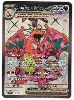 Charizard ex - 215/197 SV03: Obsidian Flames NM Pokemon TCG - Image 1