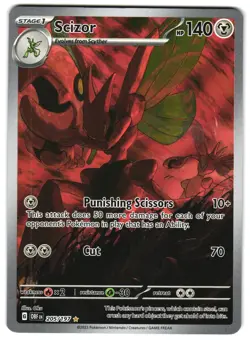 Scizor - 205/197 SV03: Obsidian Flames NM Pokemon TCG - Image 1