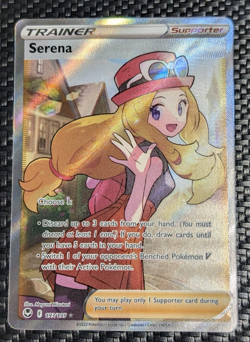 Serena (Full Art) 193/195 Swsh Sword & Shield Silver Tempest Ultra Rare Holo NM - Image 1
