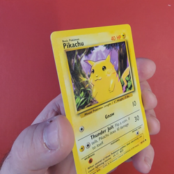 5-12-23 . UNPLAYED pokemon . base set #58/102 . 1999 pikachu (43) (A) - Image 2