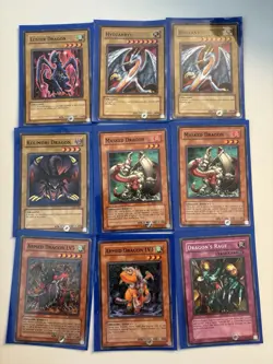 Yu-Gi-Oh! Lot 1996 Blue Eyes White Dragon, Dragon Lot, Dark Magician - Image 3