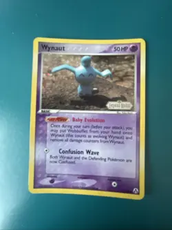Pokemon TCG Wynaut 71/92 EX Legend Maker Holo Stamped - Image 1