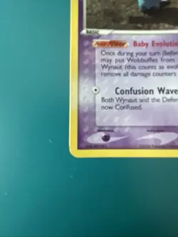 Pokemon TCG Wynaut 71/92 EX Legend Maker Holo Stamped - Image 5