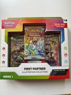 Pokemon First Partner Illustration Collection Series 1 Box - New Sealed - Image 1