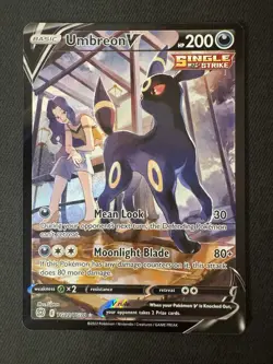 Pokemon Umbreon v TCG TG22/TG30 Brilliant Stars Trainer Gallery NM Condition - Image 1