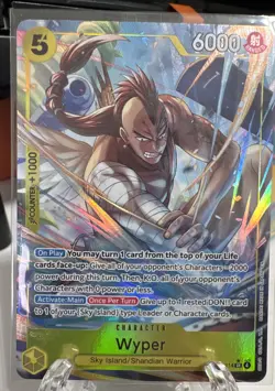 Wyper (Alternate Art) OP15-114 Adventure on Kami's Island Foil One Piece Tcg - Image 1