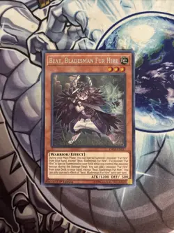 (SRH) Yugioh Beat, Bladesman Fur Hire DASA-EN017 Secret Rare 1st Ed VLP - Image 1