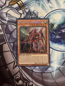 (SRH) Yugioh Kashtira Unicorn MP23-EN164 Secret Rare 1st Ed VLP - Image 1