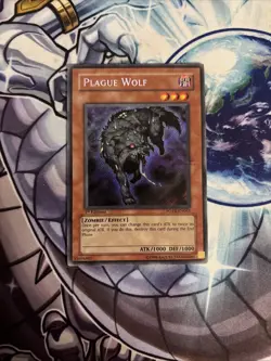 (SRH) yugioh Plague Wolf FOTB-EN065 Secret Rare 1st Edition VLP - Image 1