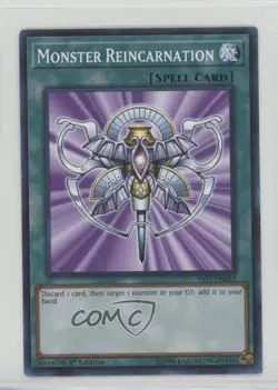 Monster Reincarnation 1st Ed. YuGiOh Starter Deck: Link Strike #YS17-EN022 - Image 1