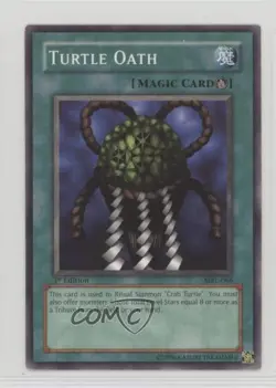 Turtle Oath 1st Ed. YuGiOh Magic Ruler Booster #MRL-066 2002 - Image 1