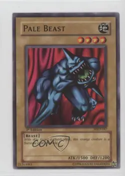 Pale Beast 1st Ed. YuGiOh Metal Raiders #MRD-047 2002 - Image 1