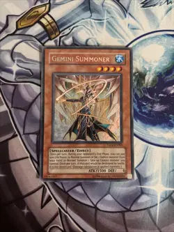 (SRH) Gemini Summoner TAEV-EN000 unl Secret Rare Yugioh Unlimited VLP - Image 1