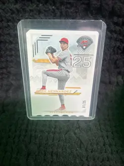 2025 Prospect Edition Seth Hernandez Die-Cut 1/25 1st On Print #39 Pirates - Image 1
