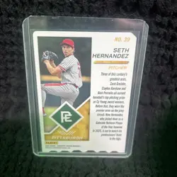2025 Prospect Edition Seth Hernandez Die-Cut 1/25 1st On Print #39 Pirates - Image 2
