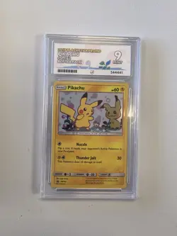 Pikachu SM162 Promo Holo Card Ace 9 - Image 1