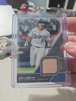 2026 Topps Series 1 will Smith Material Relic Card Los Angeles Dodgers #MLM-WS - Image 1