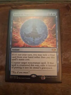 Magic MTG Force of Negation Card Modern Horizons 1 NearMint Condition - Image 1