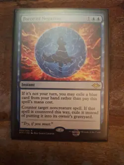 Magic MTG Force of Negation Card Modern Horizons 1 NearMint Condition - Image 2