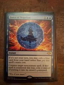 Magic MTG Force of Negation Card Modern Horizons 1 NearMint Condition - Image 3
