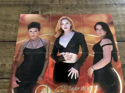 2004 Charmed Connections Complete Under Their Spell Chase Puzzle Card Set SP1-9 - Image 2