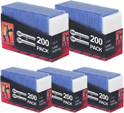 1000 Card Sleeves Top Loaders for Cards,3"X4" Baseball Card Protectors Toploader - Image 1