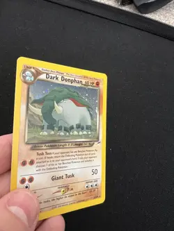 Pokemon Neo Destiny Holo Dark Donphan Card 3/105 Rare - Image 3