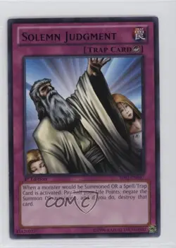 Solemn Judgment 1st Ed. YuGiOh Battle Pack: Epic Dawn #BP01-EN047 - Image 1