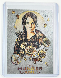 The Hunger Games Artist Signed "May The Odds Be Ever In Your Favor" Card 1/1 - Image 1