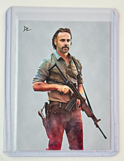 Rick Grimes Limited Edition Artist Signed “The Walking Dead” Trading Card 2/10 - Image 1